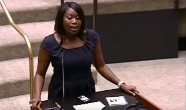Anitra Joiner at LB City Council